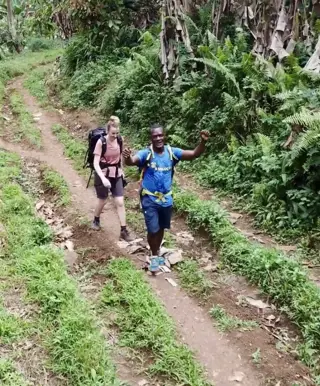 Zu Fuss auf São Tomé unterwegs